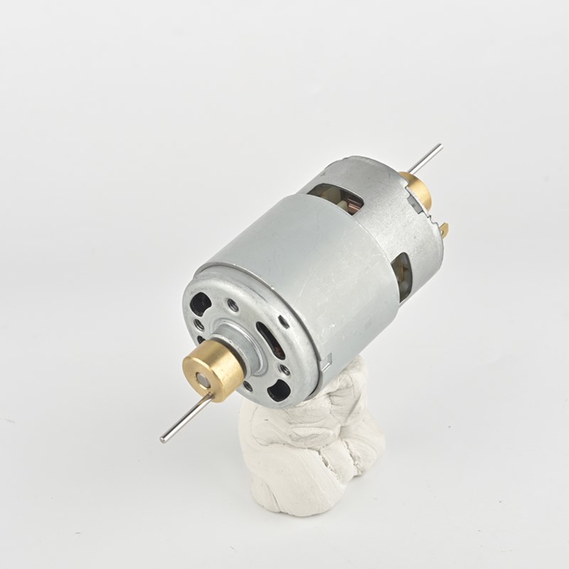 RS 755 micro DC core motor for household appliances and self powered air pumps